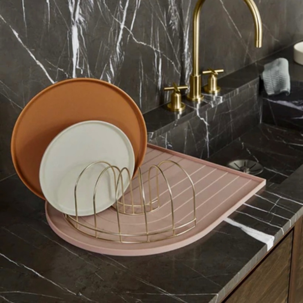 SOLD Rainbow Dish Drainer Set